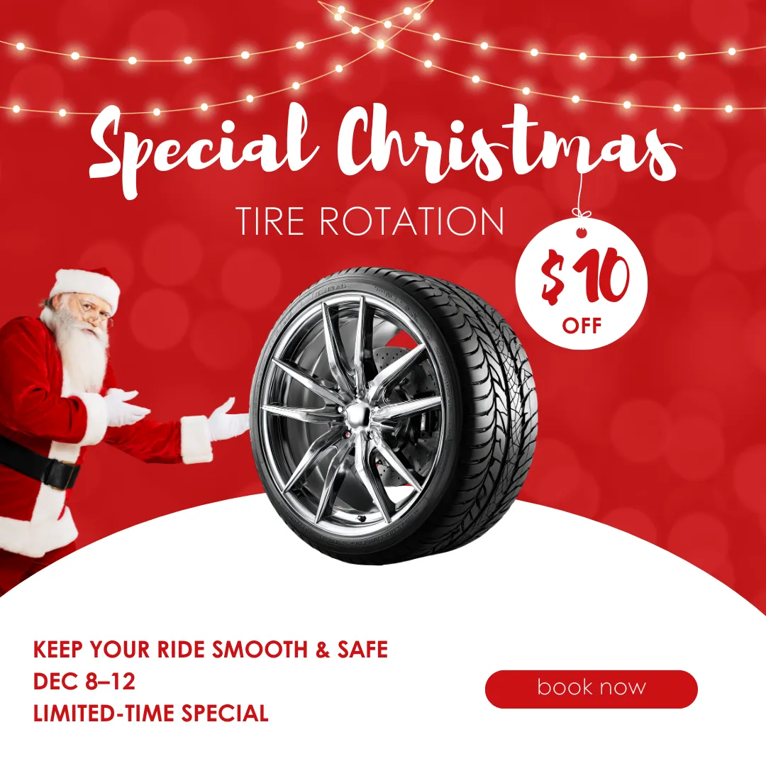 large 10 off tire roation